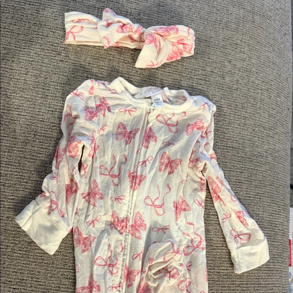 Pink Butterfly Baby Sleeper